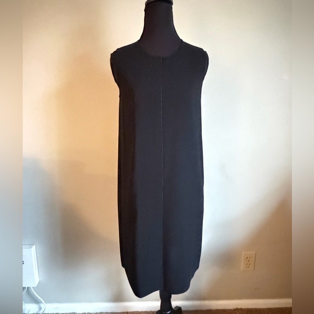 Vince Classic Black Midi Dress